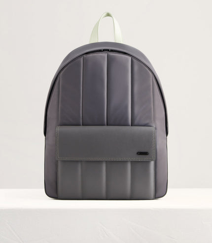 Quilted Nylon Backpack