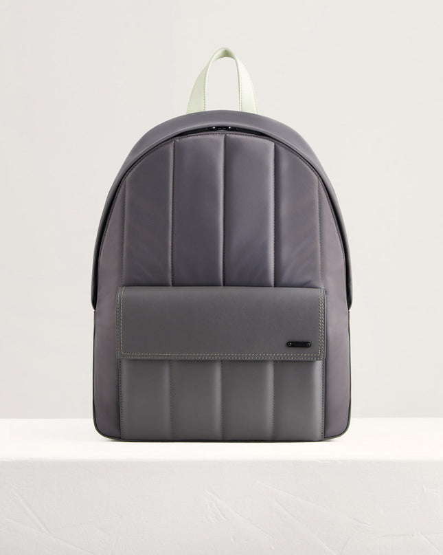 Quilted Nylon Backpack