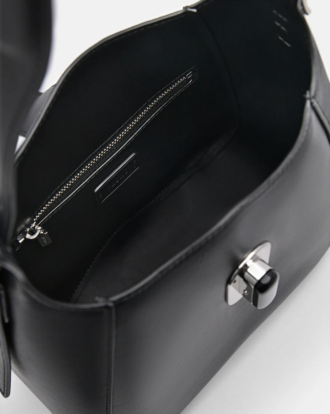 PEDRO Studio Rift Leather Hobo Bag - Black