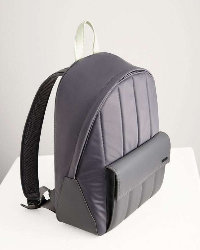 Quilted Nylon Backpack