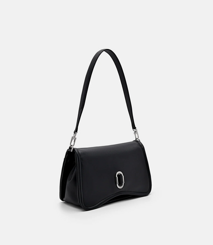 PEDRO Studio Rift Leather Shoulder Bag - Black