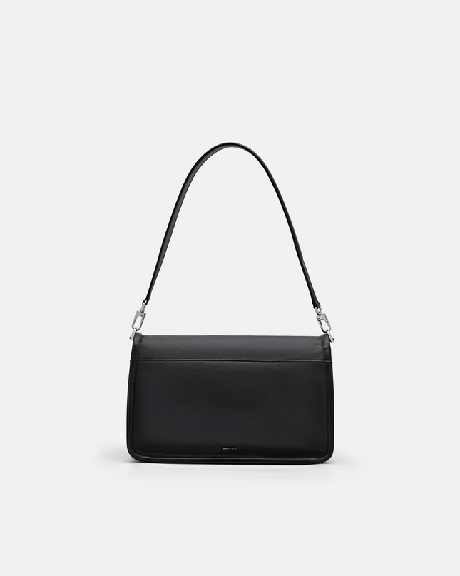 PEDRO Studio Rift Leather Shoulder Bag - Black