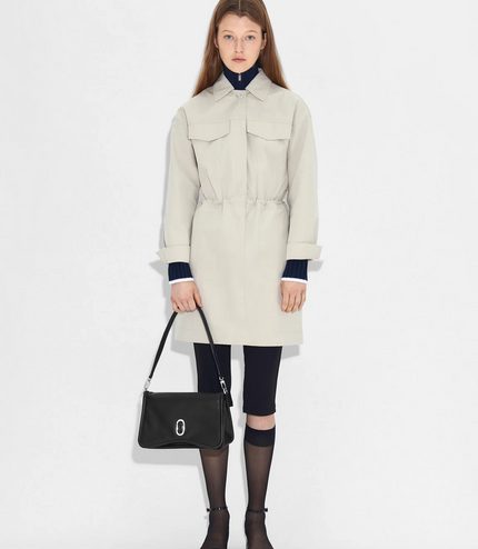 PEDRO Studio Rift Leather Shoulder Bag - Black