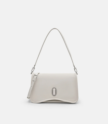 PEDRO Studio Rift Leather Shoulder Bag - Chalk