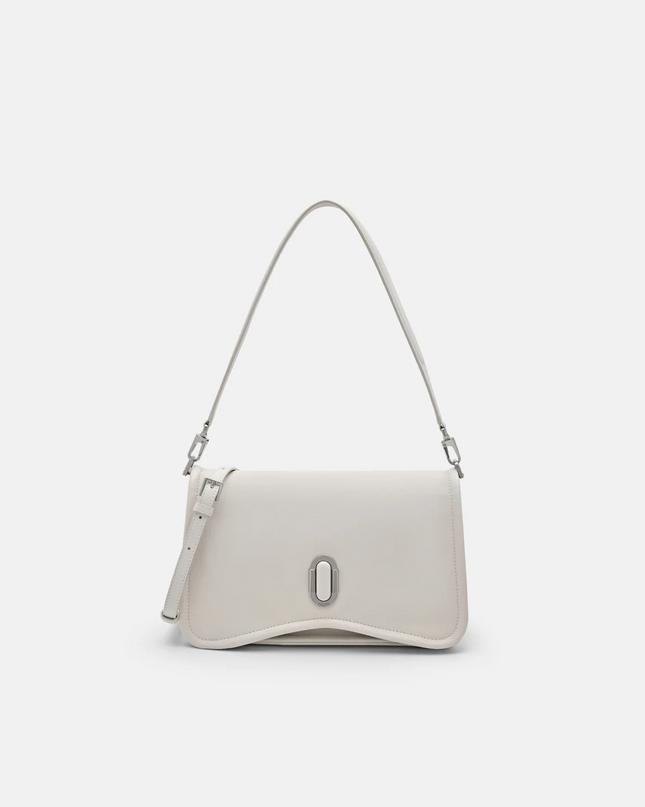 PEDRO Studio Rift Leather Shoulder Bag - Chalk