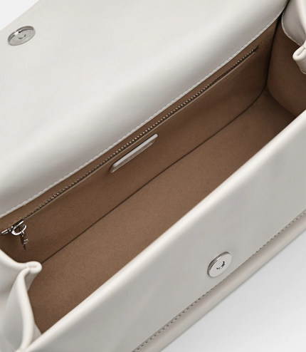 PEDRO Studio Rift Leather Shoulder Bag - Chalk