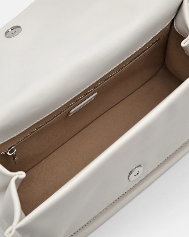 PEDRO Studio Rift Leather Shoulder Bag - Chalk