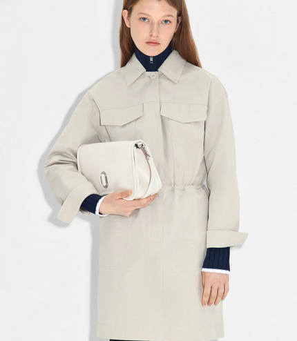 PEDRO Studio Rift Leather Shoulder Bag - Chalk