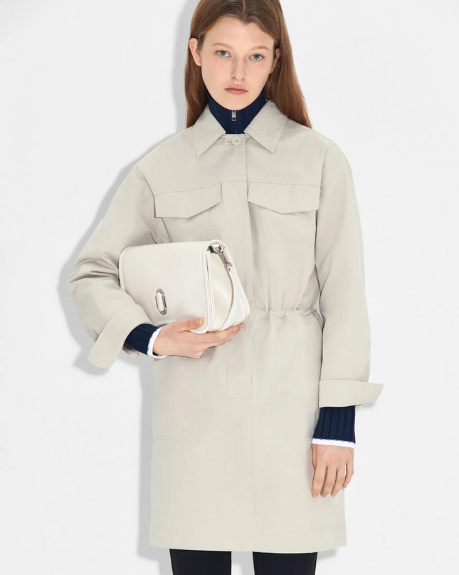 PEDRO Studio Rift Leather Shoulder Bag - Chalk