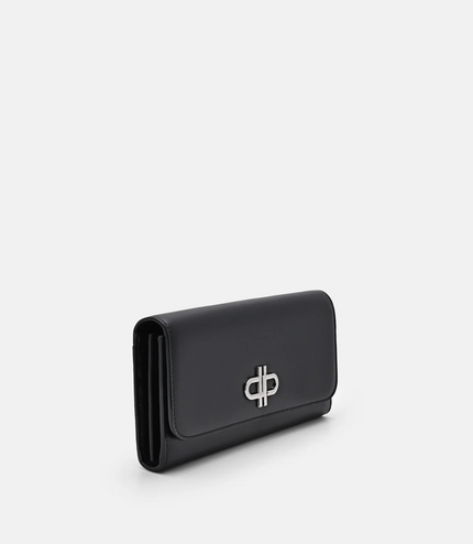 PEDRO Icon Leather Long Wallet - Black