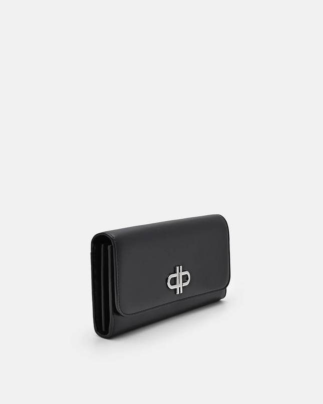 PEDRO Icon Leather Long Wallet - Black