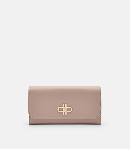 PEDRO Icon Leather Long Wallet - Nude