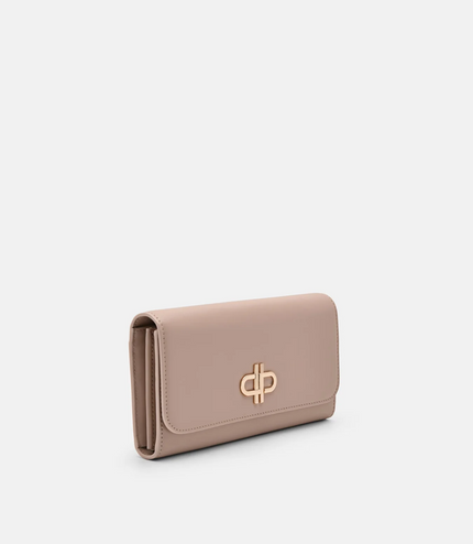 PEDRO Icon Leather Long Wallet - Nude