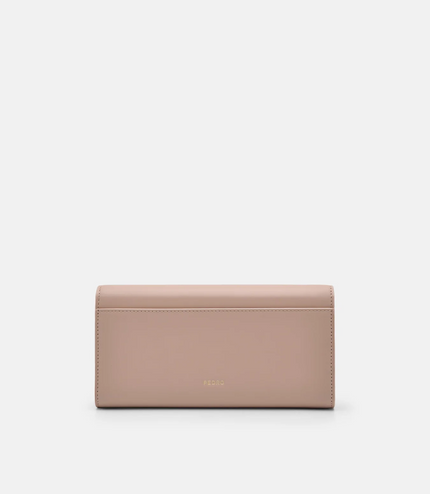 PEDRO Icon Leather Long Wallet - Nude