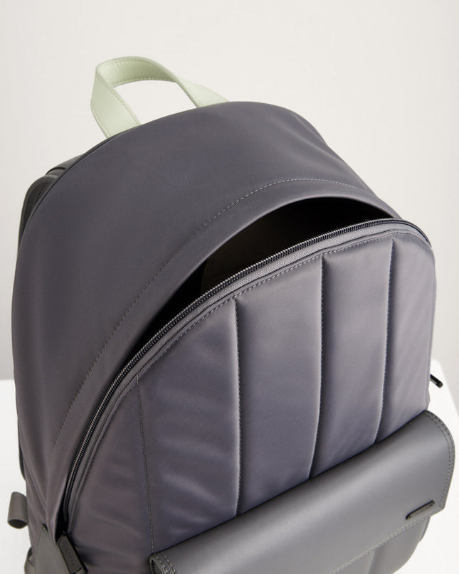 Quilted Nylon Backpack