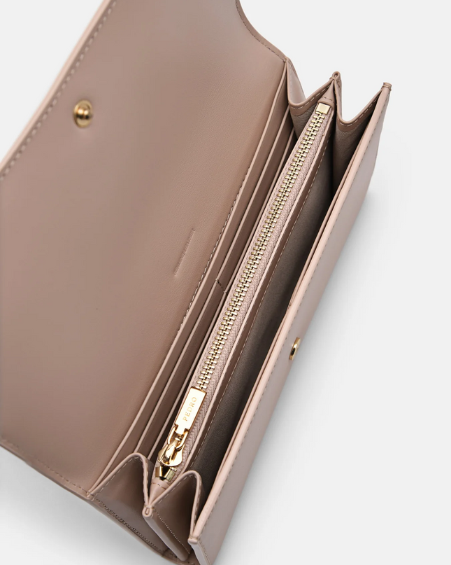PEDRO Icon Leather Long Wallet - Nude