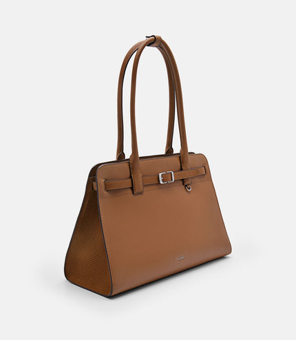 PEDRO Studio Phoebe Leather Tote Bag - Cognac
