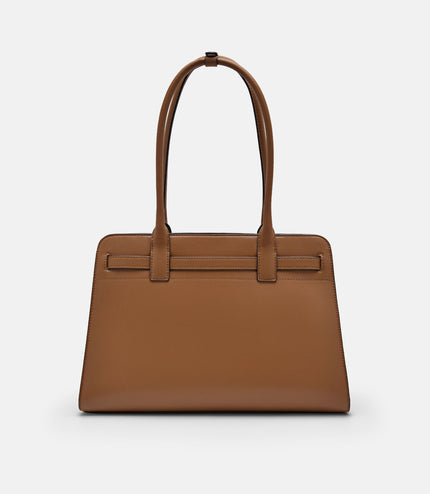 PEDRO Studio Phoebe Leather Tote Bag - Cognac
