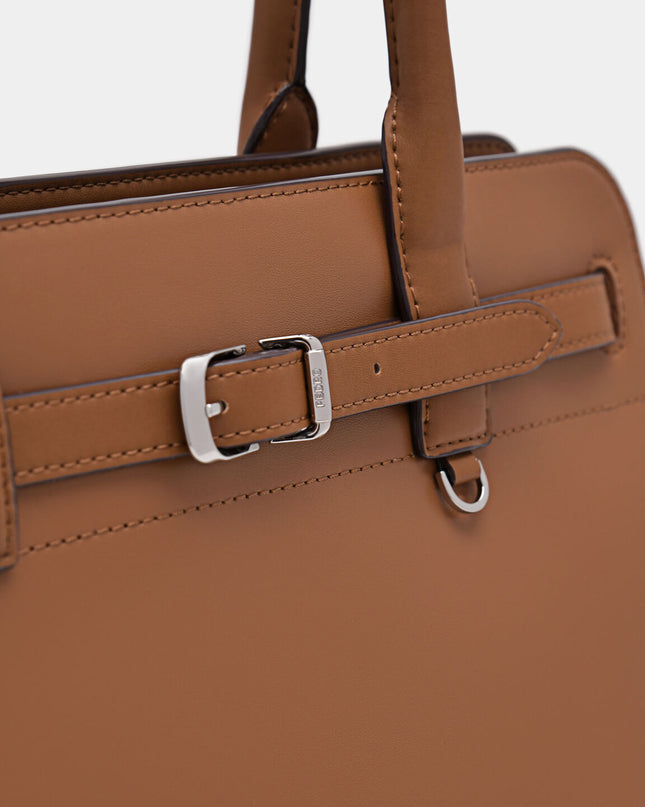 PEDRO Studio Phoebe Leather Tote Bag - Cognac