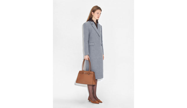 PEDRO Studio Phoebe Leather Tote Bag - Cognac