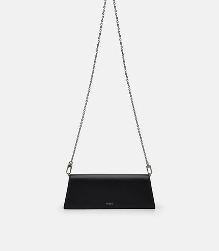 PEDRO Icon Leather Clutch Bag - Black