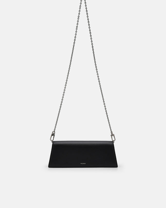 PEDRO Icon Leather Clutch Bag - Black