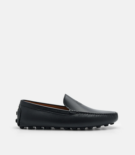 PEDRO Icon Leather Driving Shoes - Black