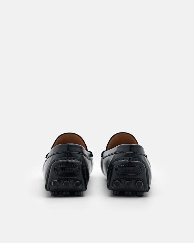 PEDRO Icon Leather Driving Shoes - Black