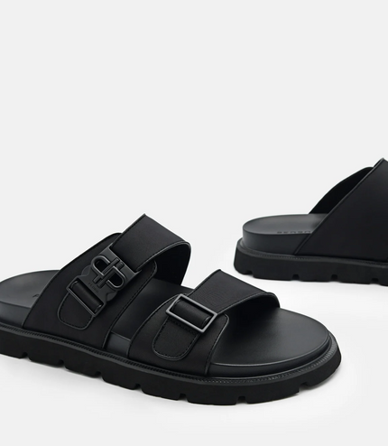 PEDRO Icon Slide Sandals - Black