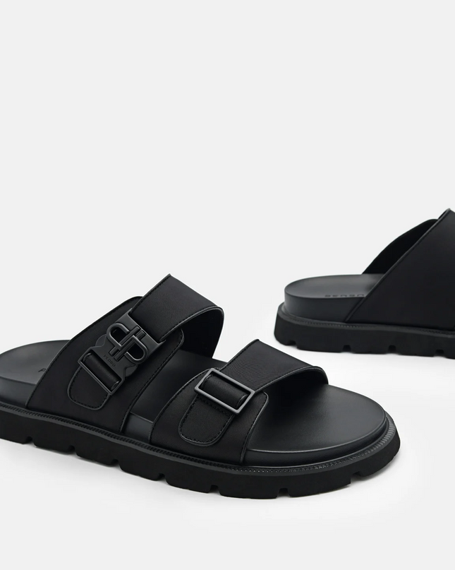 PEDRO Icon Slide Sandals - Black