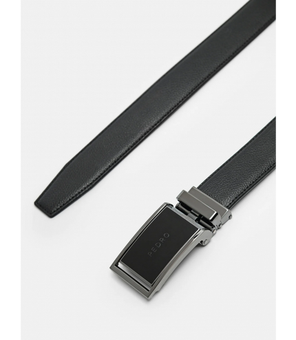 Leather Automatic Belt - Black