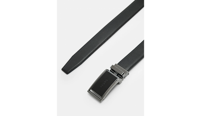 Leather Automatic Belt - Black