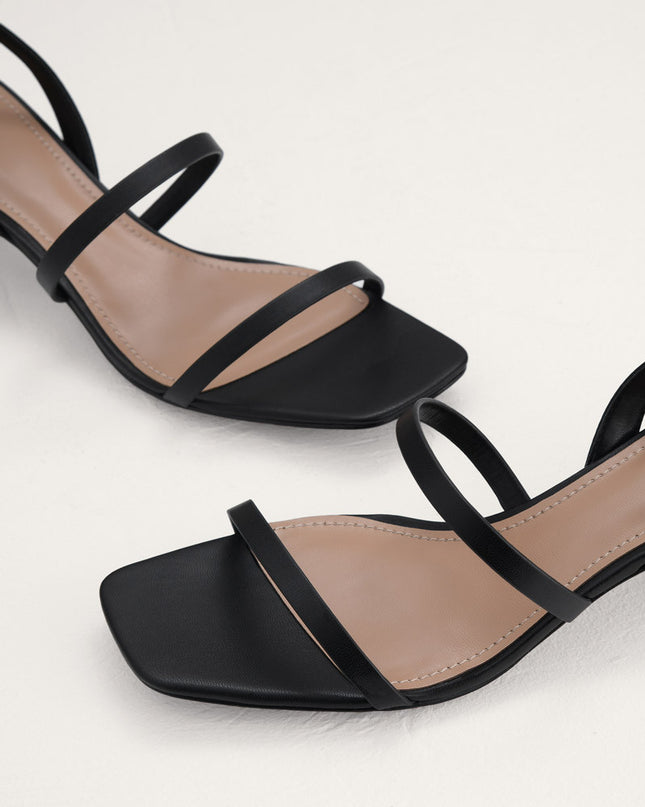 Square Toe Heeled Sandals