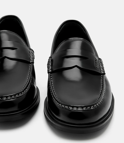 Leather Penny Loafers