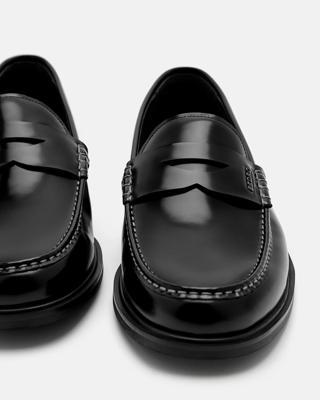 Leather Penny Loafers