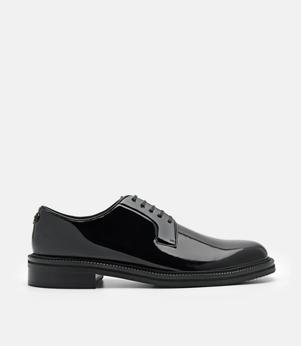 Leather Derby Shoes - Black