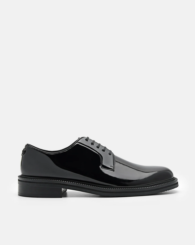 Leather Derby Shoes - Black