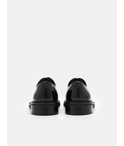 Leather Derby Shoes - Black