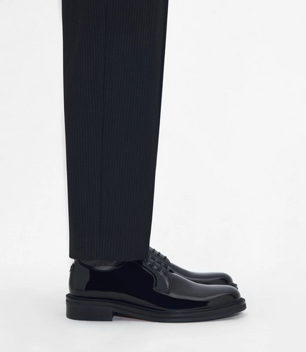Leather Derby Shoes - Black