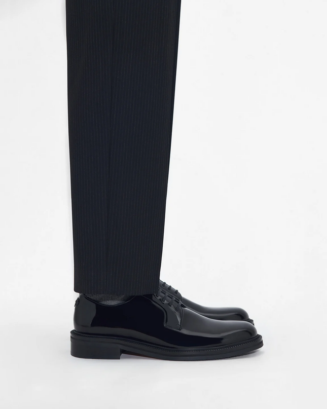 Leather Derby Shoes - Black