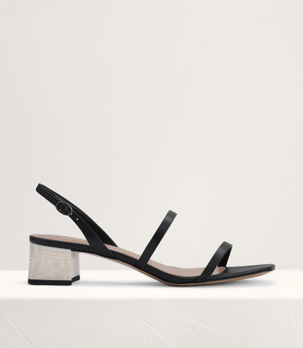 Square Toe Heeled Sandals
