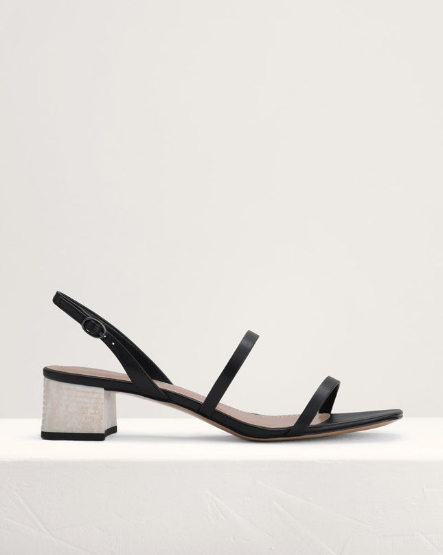 Square Toe Heeled Sandals