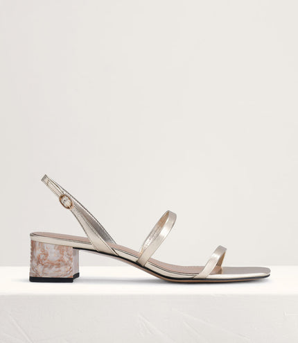 Square Toe Heeled Sandals