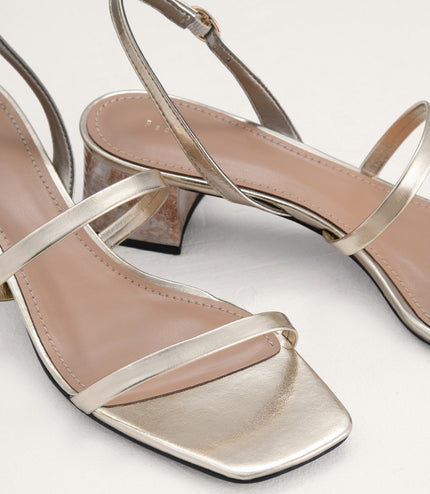 Square Toe Heeled Sandals