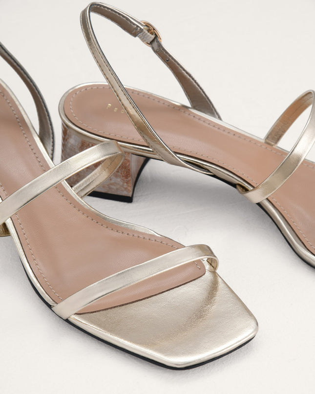 Square Toe Heeled Sandals
