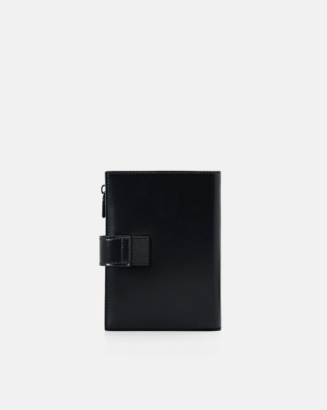Leather Passport Holder - Black