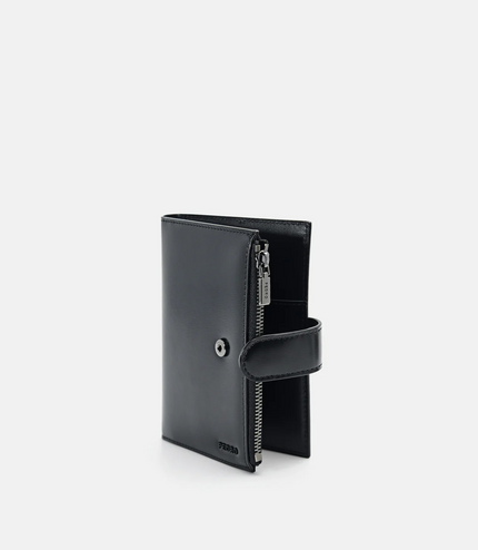 Leather Passport Holder - Black