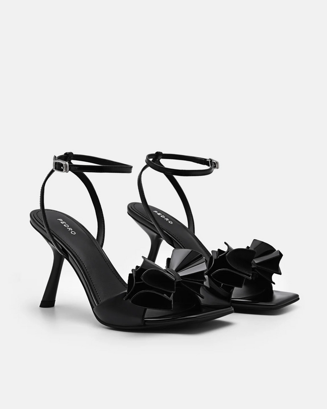 Stella Heel Sandals - Black