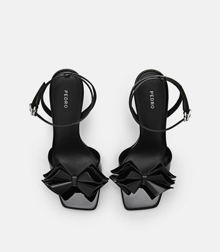 Stella Heel Sandals - Black