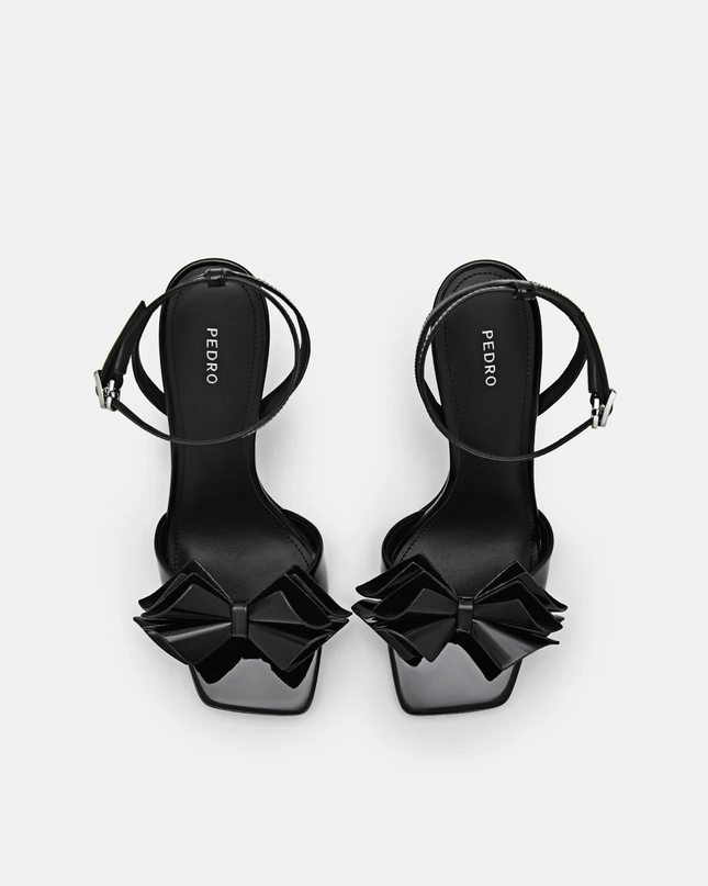 Stella Heel Sandals - Black